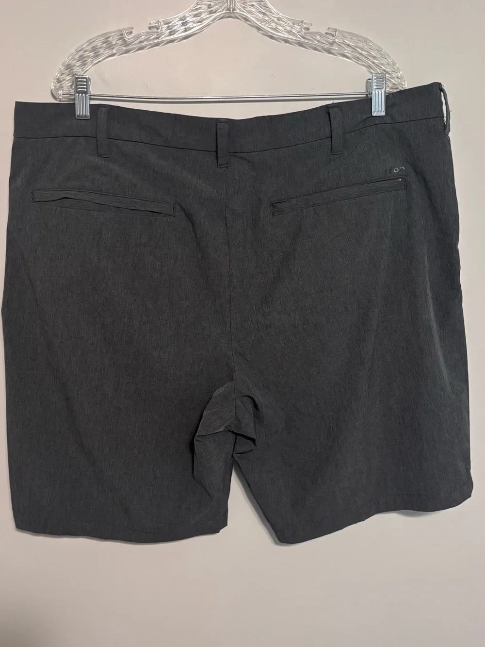 Bundle of Two Pairs of Izod Men's Gray Flat-Front Dress Shorts